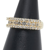 K18YG イエローゴールド ダイヤ1.00ct リング 指輪 レディース 12号 【中古】